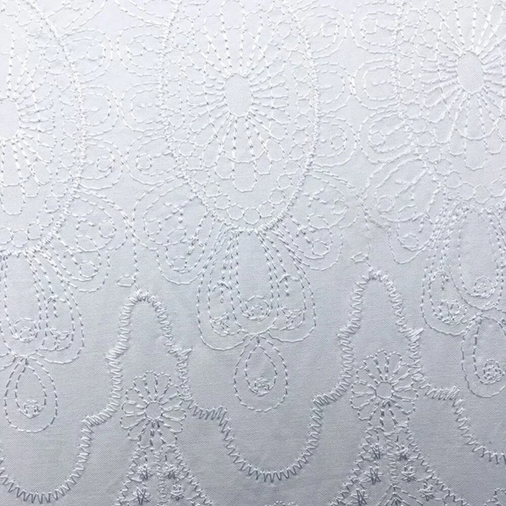 Christy of England Chantilly Embroidered King Flat Sheet